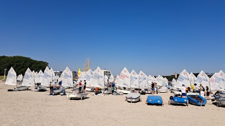 Int. Deutsche Jugendmeisterschaft der Optimisten nach Travemünde